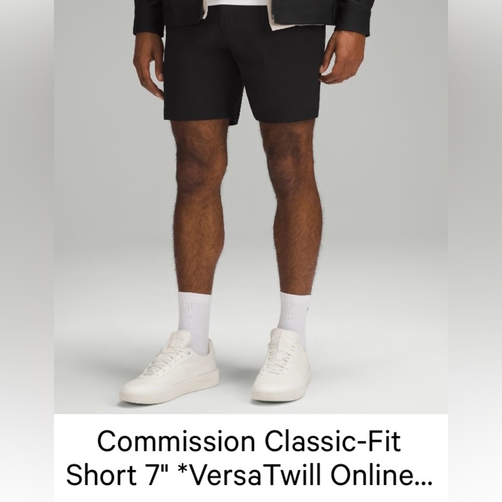 Men’s Lululemon Commission Short 7” Black Size 30